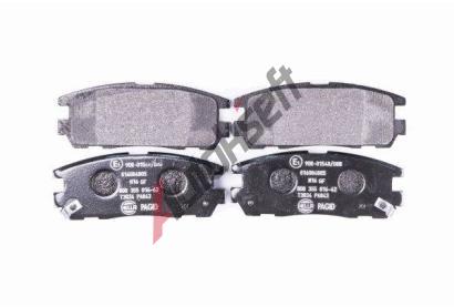 HELLA PAGID Sada brzdov�ch desti�ek HPG 8DB 355 016-621, 8DB 355 016-621