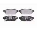 HELLA PAGID Sada brzdovch destiek HPG 8DB 355 016-701, 8DB 355 016-701