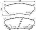 HELLA PAGID Sada brzdovch destiek HPG 8DB 355 016-911, 8DB 355 016-911