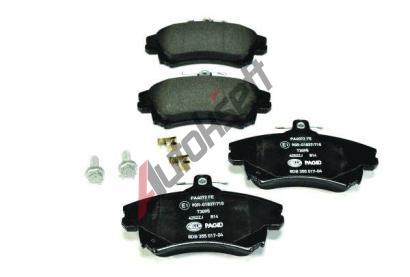 HELLA PAGID Sada brzdovch destiek HPG 8DB 355 017-041, 8DB 355 017-041