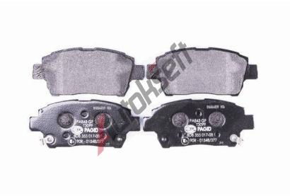 HELLA PAGID Sada brzdovch destiek HPG 8DB 355 017-081, 8DB 355 017-081