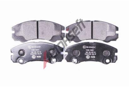HELLA PAGID Sada brzdovch destiek HPG 8DB 355 017-131, 8DB 355 017-131
