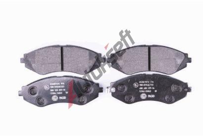 HELLA PAGID Sada brzdov�ch desti�ek HPG 8DB 355 017-141, 8DB 355 017-141