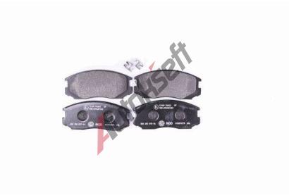 HELLA PAGID Sada brzdovch destiek HPG 8DB 355 017-161, 8DB 355 017-161