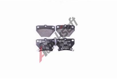 HELLA PAGID Sada brzdovch destiek HPG 8DB 355 017-221, 8DB 355 017-221