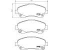 HELLA PAGID Sada brzdovch destiek HPG 8DB 355 017-321, 8DB 355 017-321