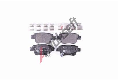 HELLA PAGID Sada brzdovch destiek HPG 8DB 355 017-331, 8DB 355 017-331