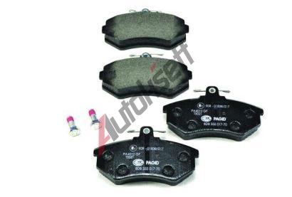 HELLA PAGID Sada brzdovch destiek HPG 8DB 355 017-701, 8DB 355 017-701