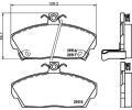 HELLA PAGID Sada brzdovch destiek HPG 8DB 355 018-031, 8DB 355 018-031