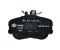 HELLA PAGID Sada brzdovch destiek HPG 8DB 355 018-041, 8DB 355 018-041