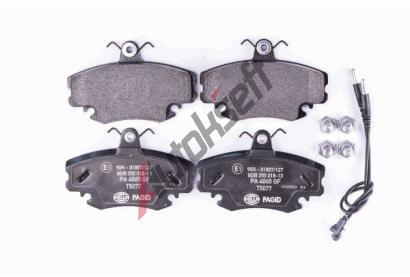 HELLA PAGID Sada brzdovch destiek HPG 8DB 355 018-131, 8DB 355 018-131