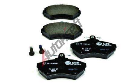 HELLA PAGID Sada brzdovch destiek HPG 8DB 355 018-251, 8DB 355 018-251