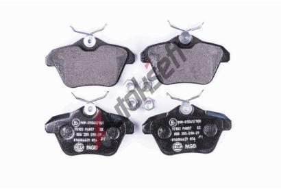 HELLA PAGID Sada brzdovch destiek HPG 8DB 355 018-291, 8DB 355 018-291