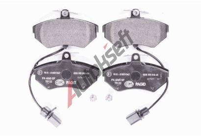 HELLA PAGID Sada brzdovch destiek HPG 8DB 355 018-451, 8DB 355 018-451