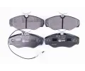 HELLA PAGID Sada brzdovch destiek HPG 8DB 355 018-501, 8DB 355 018-501