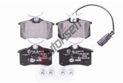 HELLA PAGID Sada brzdovch destiek HPG 8DB 355 018-601, 8DB 355 018-601