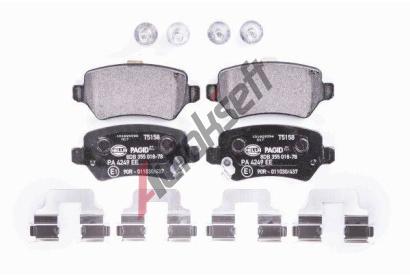 HELLA PAGID Sada brzdov�ch desti�ek HPG 8DB 355 018-781, 8DB 355 018-781