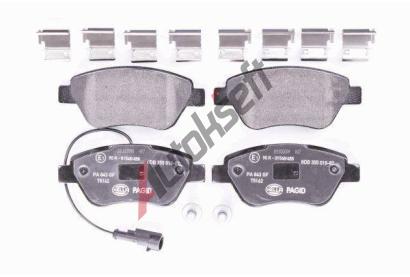 HELLA PAGID Sada brzdovch destiek HPG 8DB 355 018-821, 8DB 355 018-821