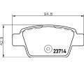 HELLA PAGID Sada brzdovch destiek HPG 8DB 355 018-851, 8DB 355 018-851