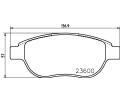 HELLA PAGID Sada brzdovch destiek HPG 8DB 355 018-871, 8DB 355 018-871
