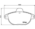 Sada brzdovch destiek HELLA PAGID ‐ HPG 8DB 355 019-281