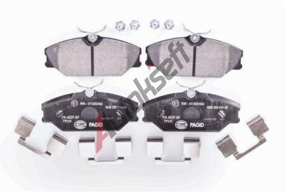HELLA PAGID Sada brzdovch destiek HPG 8DB 355 019-391, 8DB 355 019-391
