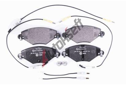 HELLA PAGID Sada brzdovch destiek HPG 8DB 355 019-411, 8DB 355 019-411