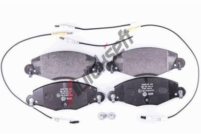 HELLA PAGID Sada brzdovch destiek HPG 8DB 355 019-421, 8DB 355 019-421