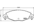 HELLA PAGID Sada brzdovch destiek HPG 8DB 355 019-421, 8DB 355 019-421
