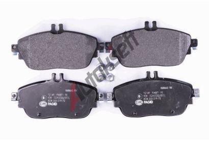 HELLA PAGID Sada brzdovch destiek HPG 8DB 355 019-721, 8DB 355 019-721