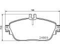 HELLA PAGID Sada brzdovch destiek HPG 8DB 355 019-721, 8DB 355 019-721