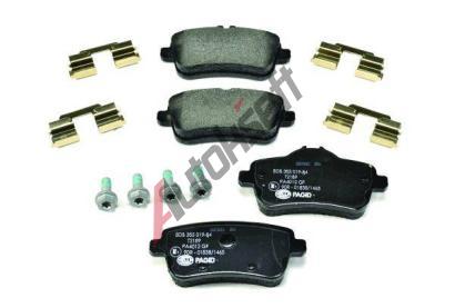 HELLA PAGID Sada brzdovch destiek HPG 8DB 355 019-841, 8DB 355 019-841