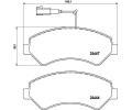 HELLA PAGID Sada brzdovch destiek HPG 8DB 355 019-901, 8DB 355 019-901
