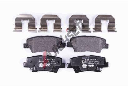 HELLA PAGID Sada brzdovch destiek HPG 8DB 355 019-981, 8DB 355 019-981