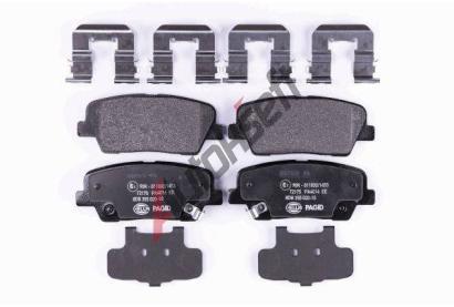 HELLA PAGID Sada brzdovch destiek HPG 8DB 355 020-101, 8DB 355 020-101