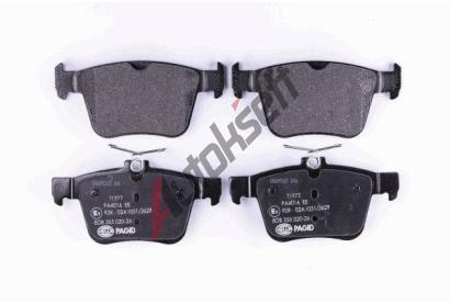 HELLA PAGID Sada brzdovch destiek HPG 8DB 355 020-261, 8DB 355 020-261