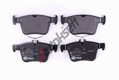 HELLA PAGID Sada brzdovch destiek HPG 8DB 355 020-271, 8DB 355 020-271