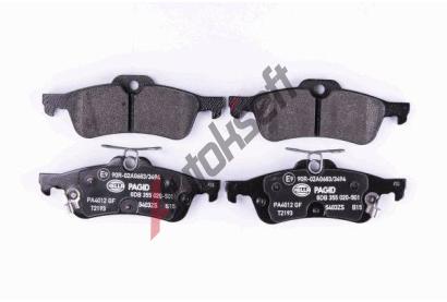 HELLA PAGID Sada brzdov�ch desti�ek HPG 8DB 355 020-501, 8DB 355 020-501