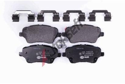 HELLA PAGID Sada brzdovch destiek HPG 8DB 355 020-621, 8DB 355 020-621