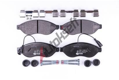 HELLA PAGID Sada brzdov�ch desti�ek HPG 8DB 355 020-661, 8DB 355 020-661