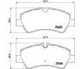 HELLA PAGID Sada brzdovch destiek HPG 8DB 355 020-721, 8DB 355 020-721