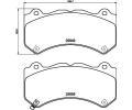 Sada brzdovch destiek HELLA PAGID ‐ HPG 8DB 355 021-041