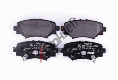 HELLA PAGID Sada brzdov�ch desti�ek HPG 8DB 355 021-411, 8DB 355 021-411