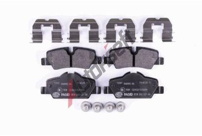 HELLA PAGID Sada brzdových destiček HPG 8DB 355 021-481, 8DB 355 021-481 HELLA PAGID Sada brzdových destiček HPG 8DB 355 021-481, 8DB 355 021-481