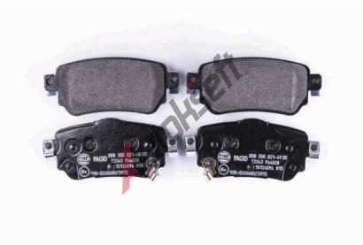 HELLA PAGID Sada brzdových destiček HPG 8DB 355 021-491, 8DB 355 021-491 HELLA PAGID Sada brzdových destiček HPG 8DB 355 021-491, 8DB 355 021-491