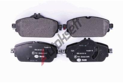 HELLA PAGID Sada brzdovch destiek HPG 8DB 355 021-541, 8DB 355 021-541