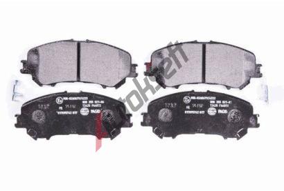 HELLA PAGID Sada brzdovch destiek HPG 8DB 355 021-861, 8DB 355 021-861