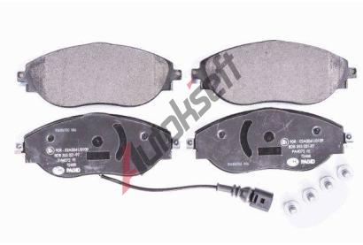 HELLA PAGID Sada brzdovch destiek HPG 8DB 355 021-971, 8DB 355 021-971