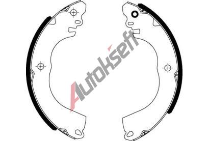 HELLA PAGID Sada brzdovch elist HPG 8DB 355 022-301, 8DB 355 022-301