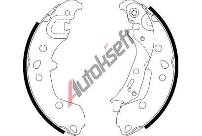 HELLA PAGID Sada brzdovch elist HPG 8DB 355 022-881, 8DB 355 022-881
